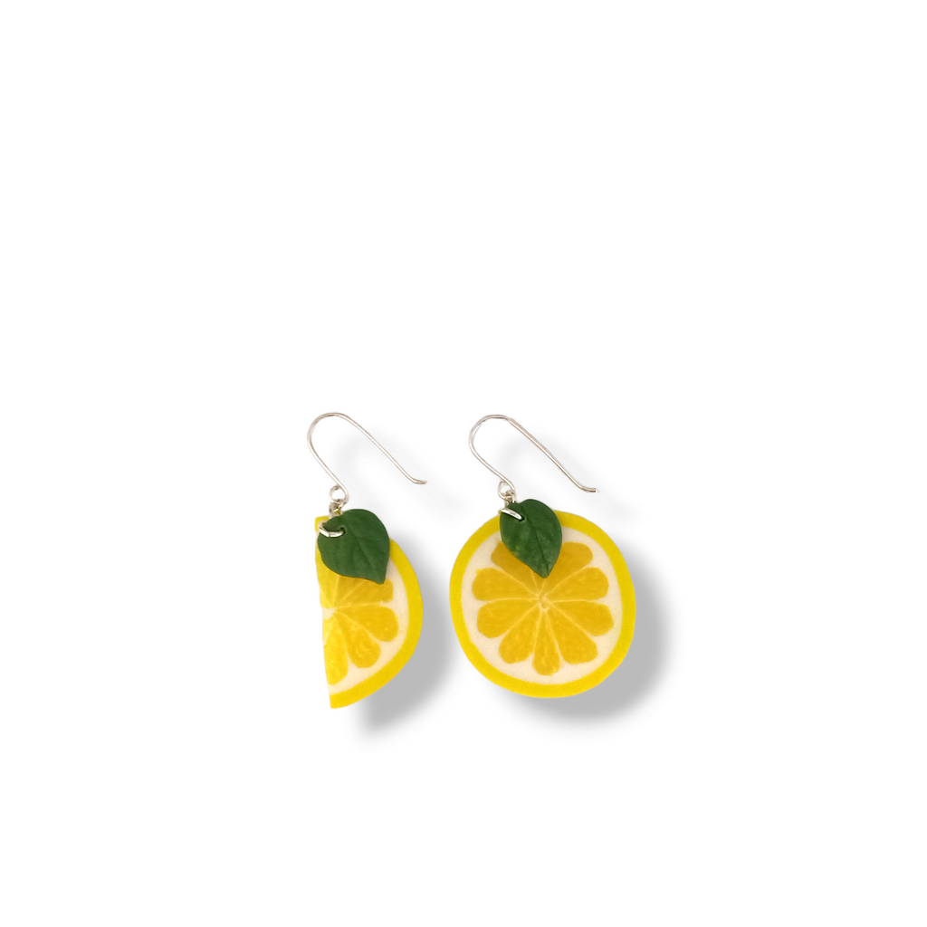 Lemon sales slice earrings
